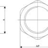 Cable Gland HEX NUT, M20x1.5